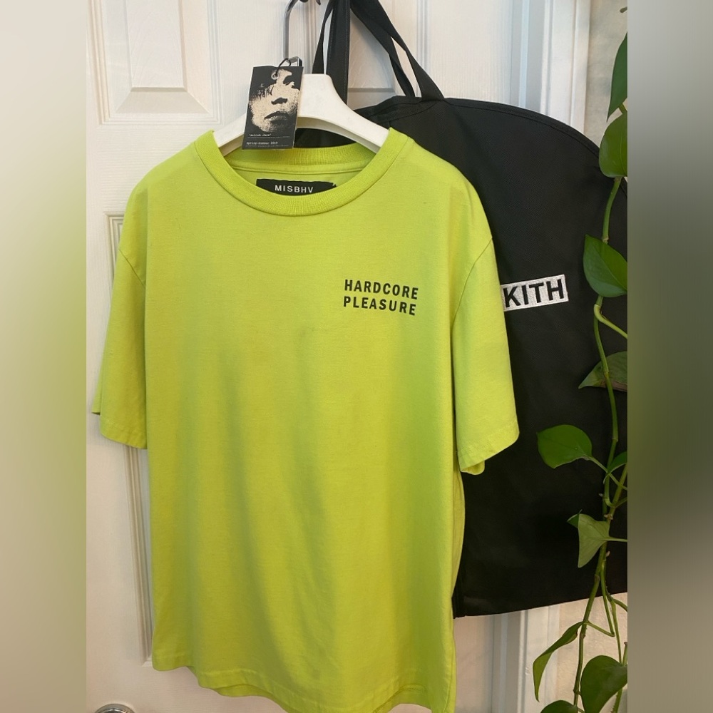 MISBHV Unisex Neon Hardcore Pleasure T-shirt / KITH
